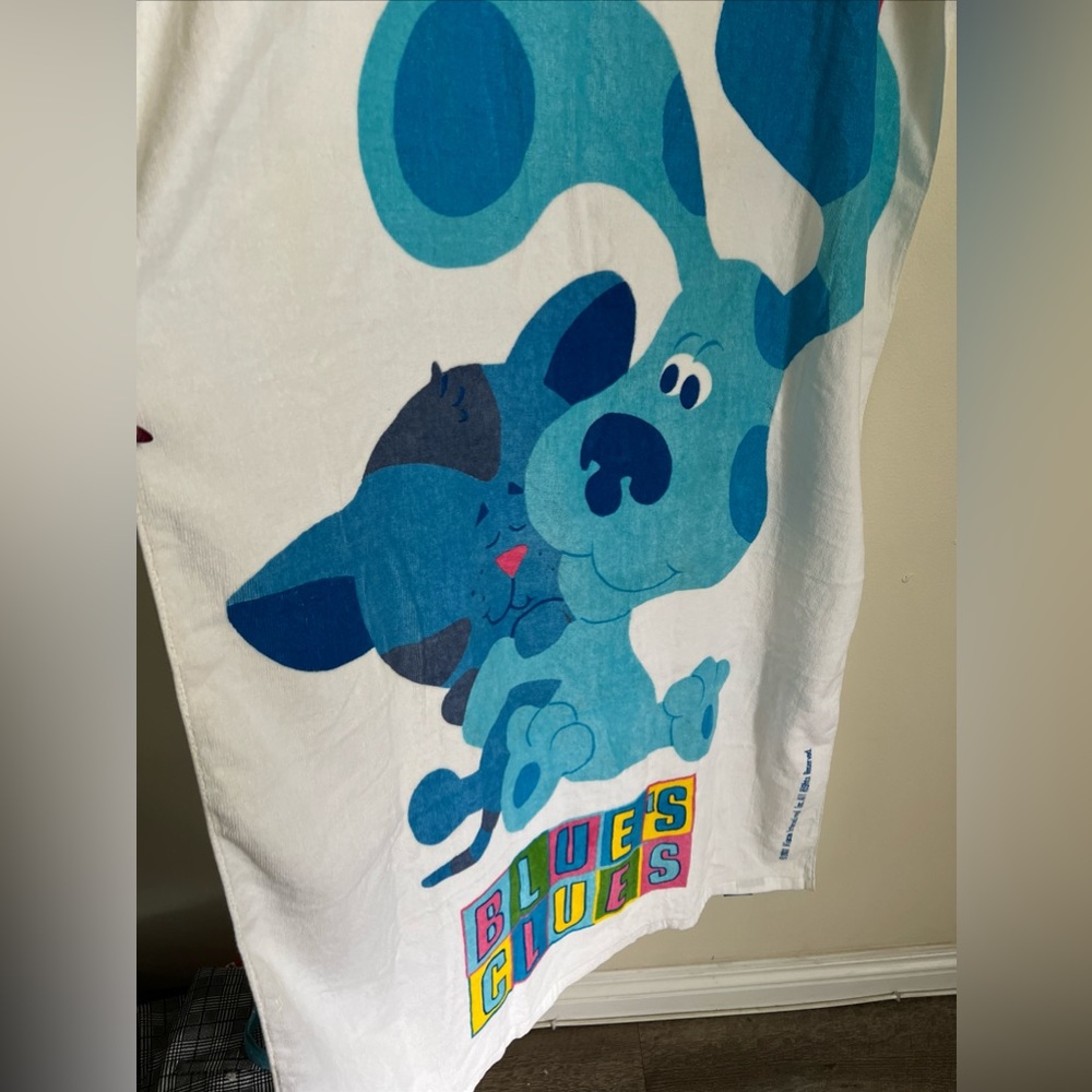 Vintage 2001 Blues Clues Beach Towel